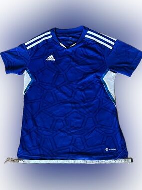 Adidas Blue Sports AEROREADY Soccer Training Tee Jersey 💙